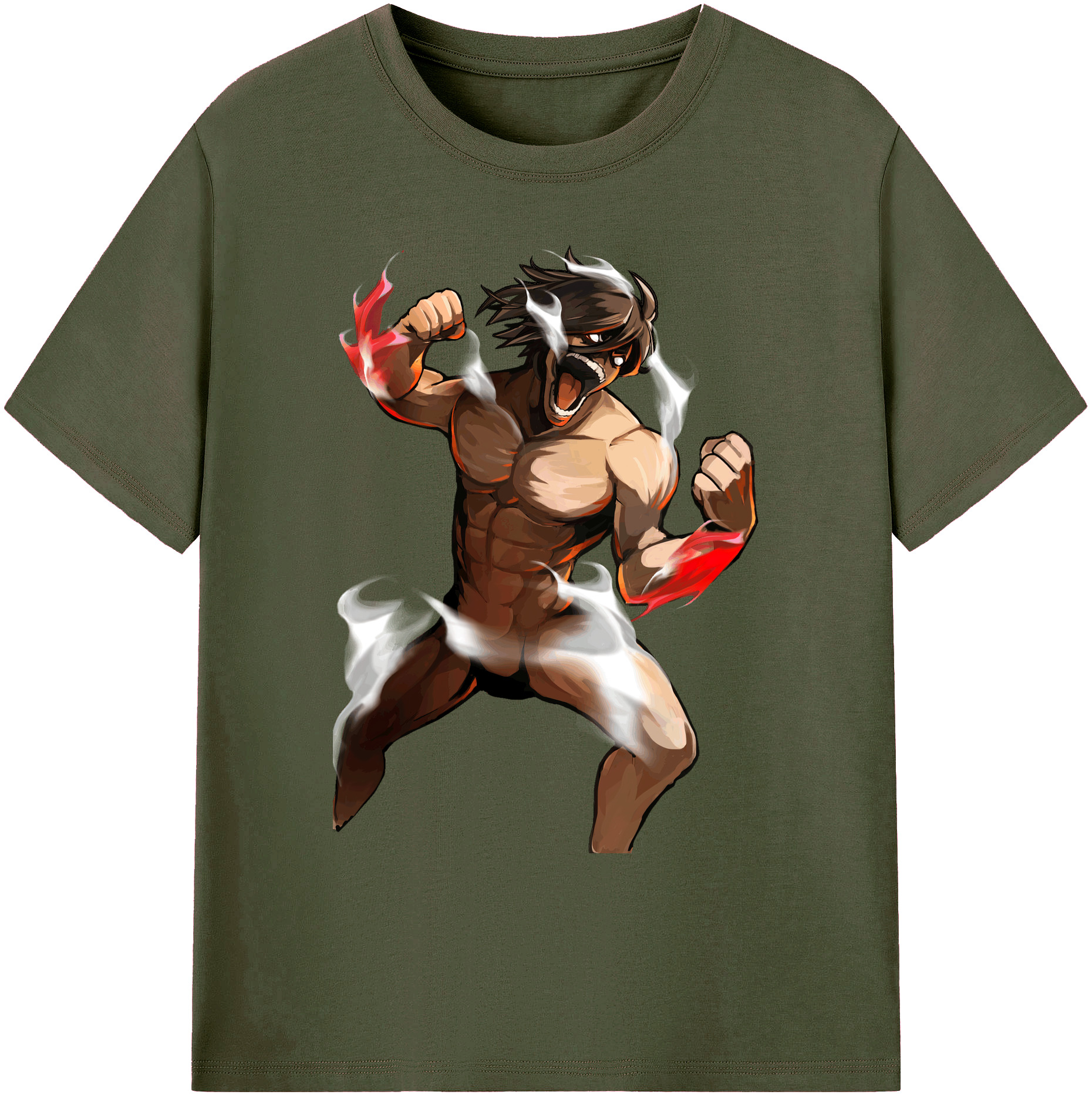 （画像用） 進撃の巨人 Attack on Titan 綿100％ メンズ半袖Tシャツ｜肌触りやわらか＆通気性